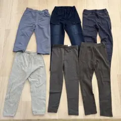 ユニクロ 西松屋 他 120 夏用ズボン まとめ売り 6点 パンツ