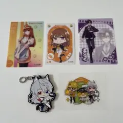 カラフルピーチ　どぬくさんラバーキーホルダー　ステッカーセット　えとさん