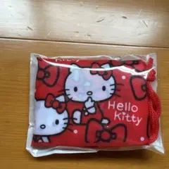 Hello Kitty オリジナル巾着 レッド