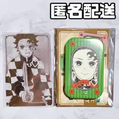 鬼滅の刃 スクエア 缶バッジ スタンド付き 箔 カード 竈門炭治郎 ②