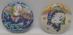 鏡音リン　初音ミク　ドンキフェア　トレーディングホログラム缶バッジ　２種セット