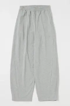 グレー サルエルパンツ スウェット素材