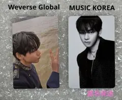 BTS V テテ　Weverse Global ・MUSICKOREA トレカ