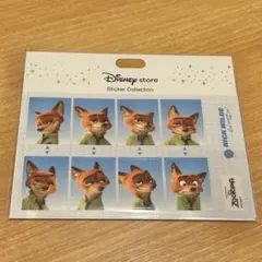 ディズニー ストア ズートピア ニック 証明写真風 ステッカー