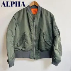 ALPHA 　MA-1 フライトジャケット 80s USA製　旧タグY2K