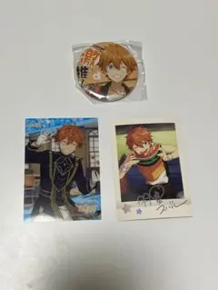 あんスタ 缶バッジ 明星スバル 激推し缶バッジ ぱしゃこれ サイン入り