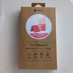 campino OLE stand II 赤 iPhone SE/8/7用