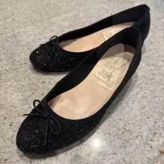 launa lea ballet ラウナレア 黒 ラメ　3cmヒールのサムネイル