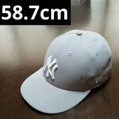 ニューエラ　ヤンキース　ライトグレー　59FIFTY 58.7cm 7 3/8