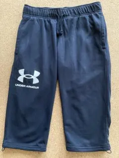 アンダーアーマー（メンズ）ライバルテリー 3/4パンツ ブラックＭサイズ