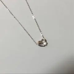 未使用　シルバーネックレス　石付き