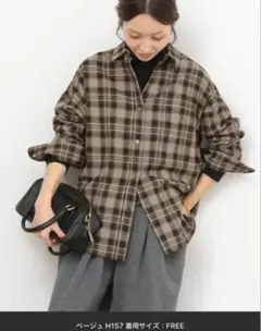 CHECKオーバーサイズシャツのサムネイル
