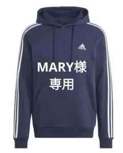 MARY様専用　adidas ネイビー フード付きパーカー　L