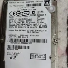 Hitachi 100GB HDD HTS541010G9SA00