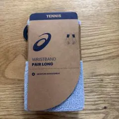 asics WRIST BAND PAIR LONG グレーブルーのサムネイル