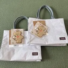 TULLY'S COFFEE トートバッグ チャーム　2セットのサムネイル