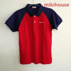 miki HOUSE ラグランポロシャツ S