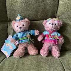 ディズニーダッフィー シェリーメイ ぬいぐるみバッジ