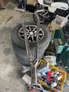 220 クラウン　3.5 L 腹下ストレート　マフラー　中間　リヤピース　セット 220 クラウン 3.5 L 腹下ストレート マフラー 中間 リヤピース セット