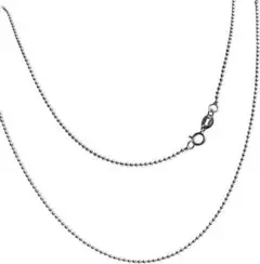 Y*a様 シルバー925 ボールチェーン ネックレス 41cm achain-b