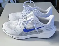 Nikeペガサス41 ホワイト/ブルー25.5センチ
