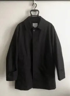LES MUES ブラック ステンカラーコート