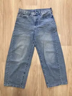 GU バレルレッグジーンズ 33インチ