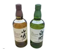 サントリー 白州 18年 12年 100周年記念 空瓶 2本セット - メルカリ