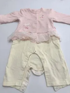 ミキハウス　mikihouse うさぎ　ロンパース　スウェット　70㎝