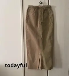 お値下げ　todayful_ ロング　タイト　スカート　36