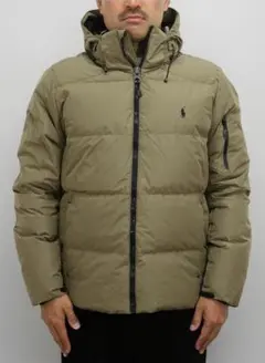 POLORALPHLAURENテクスチャード リップストップ ダウン ジャケット