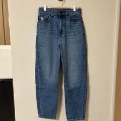 ペグトップハイライズジーンズ（丈標準68cm）　66ブルー　25(63.5cm)