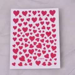 NT1075♡ネイルシール/ピンク ハート バレンタイン 韓国ネイル ワンホン