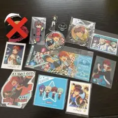 あんスタ　天城一彩　ネーム　ラバーチャーム　缶バッチ　アクスタ　セット