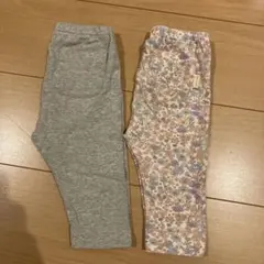 UNIQLO ベビー　90 レギンス7部丈　2枚セット