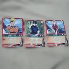 NARUTOナルトカードゲーム 忍-325 忍-326 忍-327 3枚セット - メルカリ
