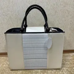 新品 和装バッグ ハンドバッグ 柄部分正絹小紋 着物 呉服 お茶席 PVC