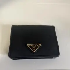 PRADA ブラック 二つ折り財布