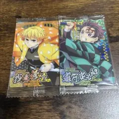 鬼滅の刃 ウエハース カード 炭治郎 善逸 2枚セット