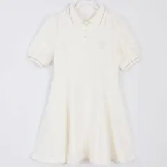 evelyn フレアポロワンピース オフホワイト