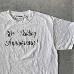 Jerzees 30th Wedding Anniversary Tシャツ L