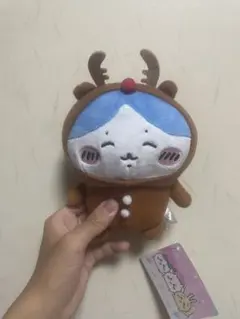 ちいかわ ハチワレ トナカイのぬいぐるみ 約15cm