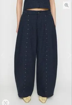 GINGHAM LOOSY パンツ　LAGUA GEMのサムネイル