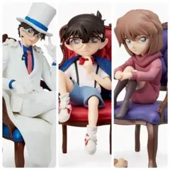 【未開封】名探偵コナン　プレミアムグレイスシチュエーションフィギュア 3点セット