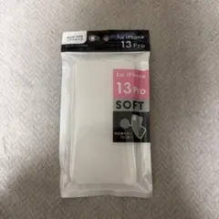 専用　iPhone 13 Pro ソフトクリアケース ストラップ穴付き