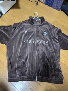 AMNJX 平本蓮　ベロアジャケット　ブラウン　Lサイズ VELOR JACKET of 27CIRCUS