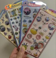 パペットスンスンのうるちゅるPOPシール4枚セットです