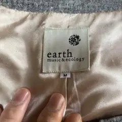 earth music&ecology グレーコート Mサイズ