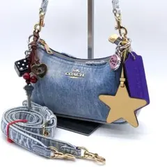 COACH Teri Denim 2WAY Shoulder Bag Y2K