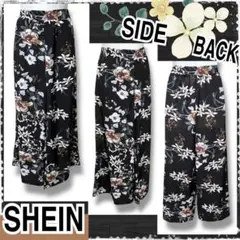 【新品/SHEIN/XL】花柄ワイドパンツ ☆ボタニカル